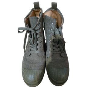 Universal Thread Green High-Top Canvas Boots Size 9